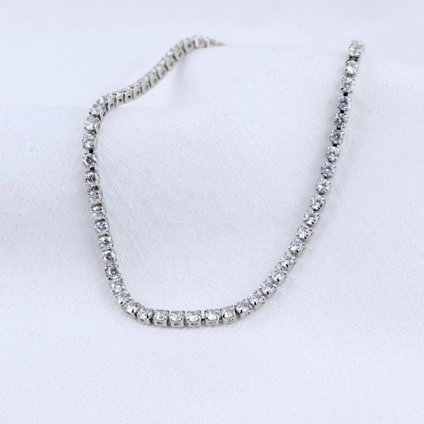 Pulseira Riviera Cristal 2MM