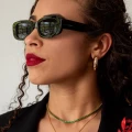 Colar Riviera Esmeralda que Não Vira de 3mm